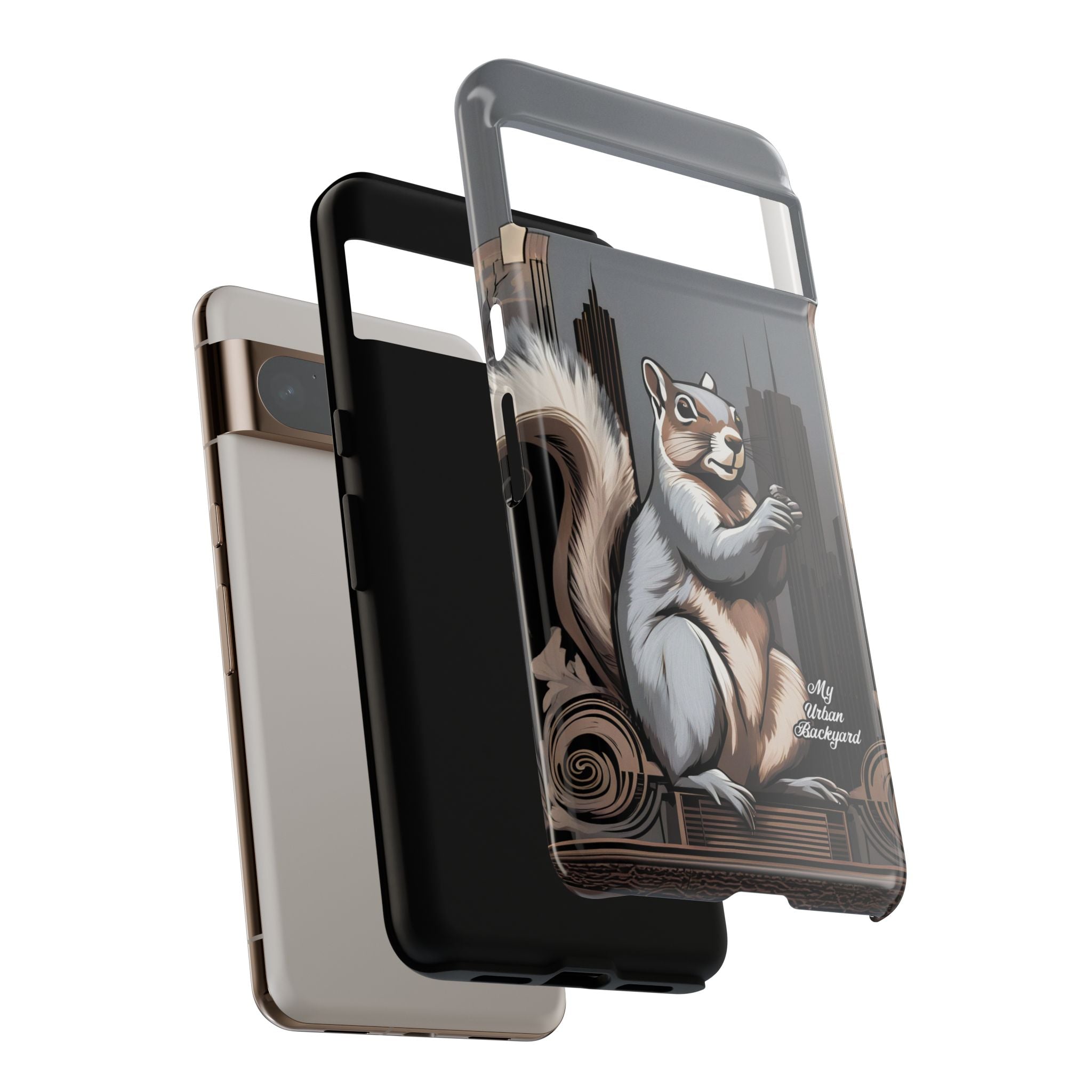 Urban Gray Squirrel, Cell Phone Case - Apple, Samsung, Google Pixel