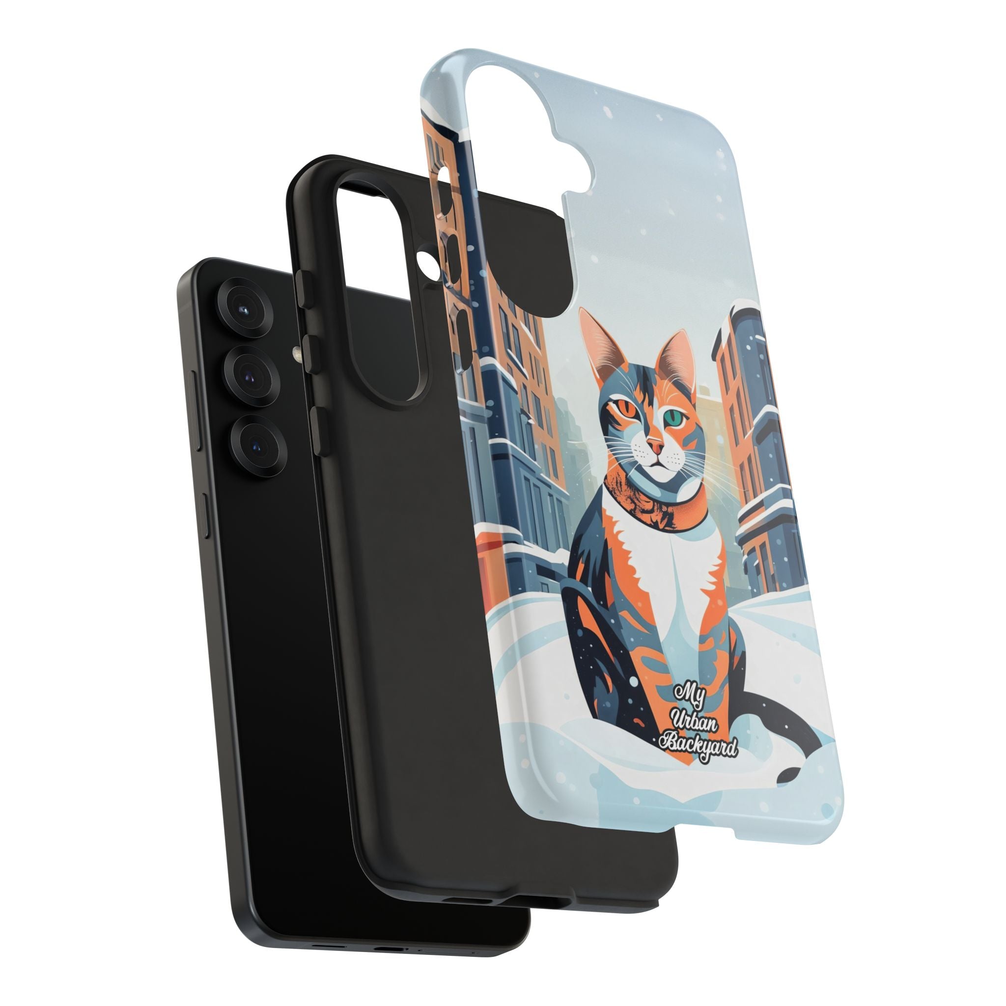 Claws Pawson in the Snow, Cell Phone Case - Apple, Samsung, Google Pixel