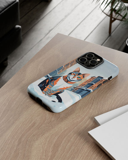 Claws Pawson in the Snow, Cell Phone Case - Apple, Samsung, Google Pixel