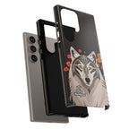 Art Deco Wolf, Cell Phone Case - Apple, Samsung, Google Pixel