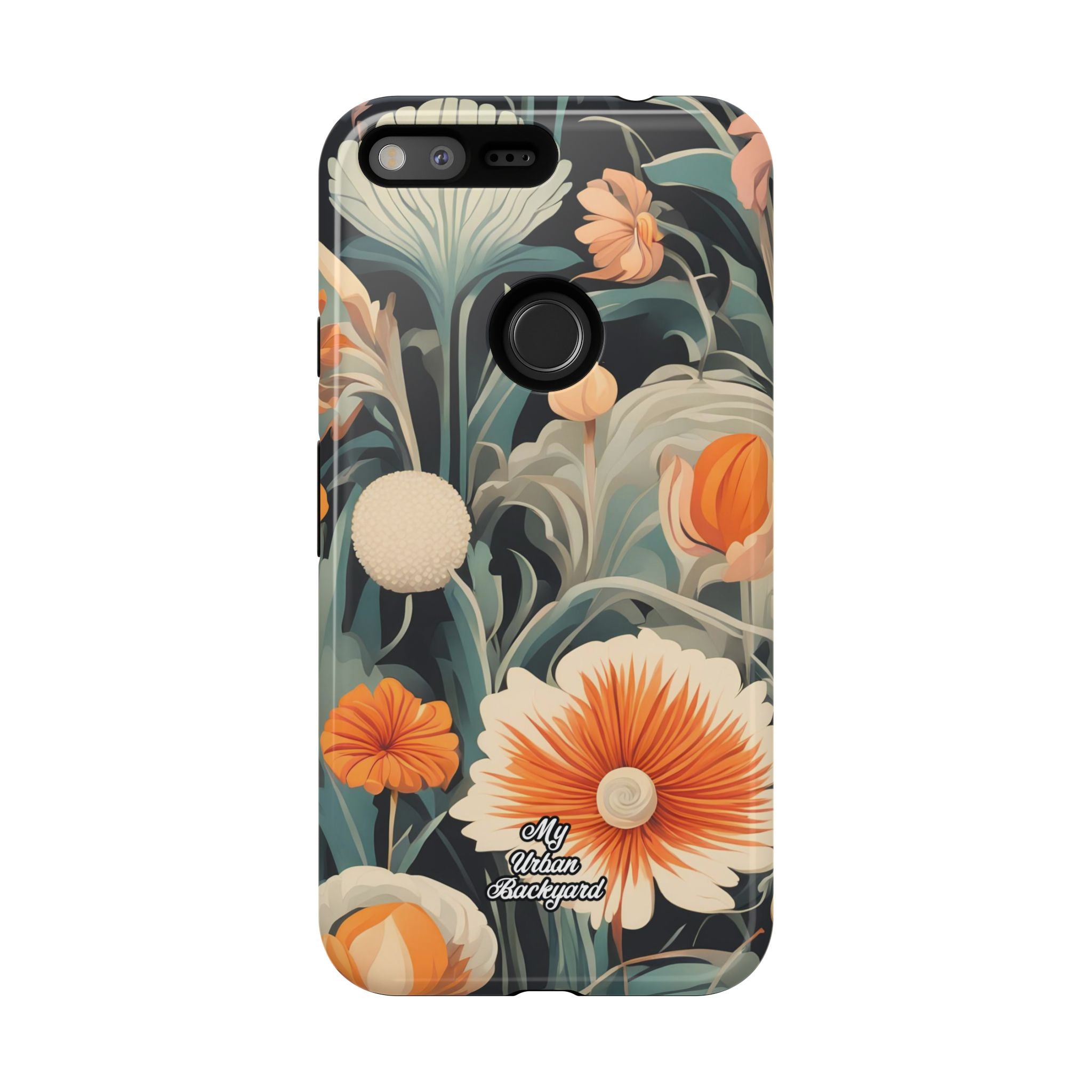 Orange and White Flowers, Cell Phone Case - Apple, Samsung, Google Pixel