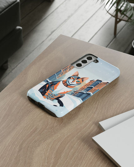 Claws Pawson in the Snow, Cell Phone Case - Apple, Samsung, Google Pixel