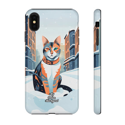 Claws Pawson in the Snow, Cell Phone Case - Apple, Samsung, or Google Pixel