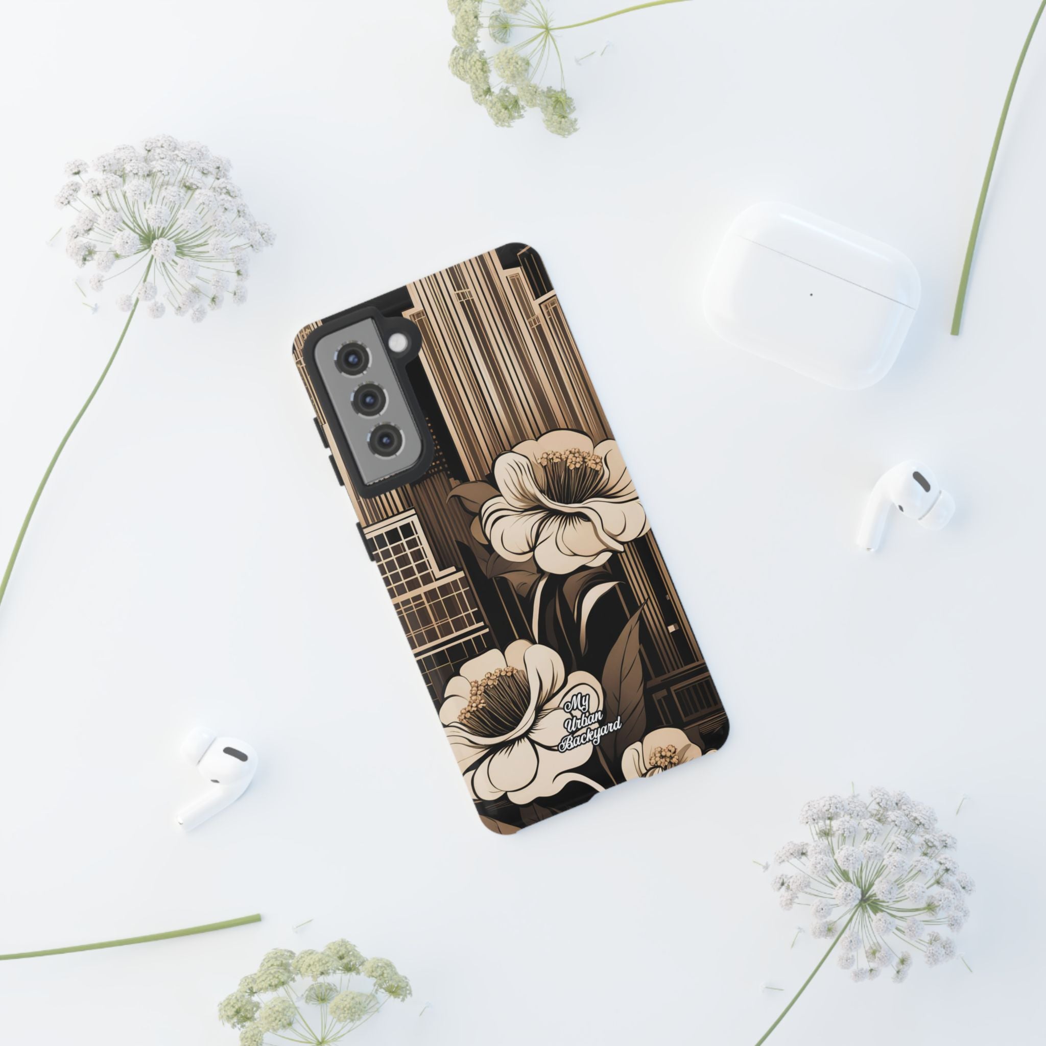 City Flowers, Cell Phone Case - Apple, Samsung, Google Pixel