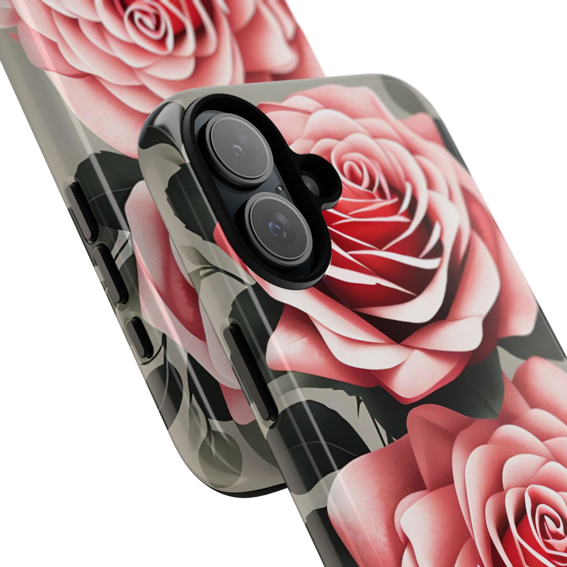 Pink Rose Flowers, Cell Phone Case - Apple, Samsung, Google Pixel