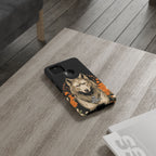 Wolf with Flowers, Animal Cell Phone Case - Apple, Samsung, Google Pixel