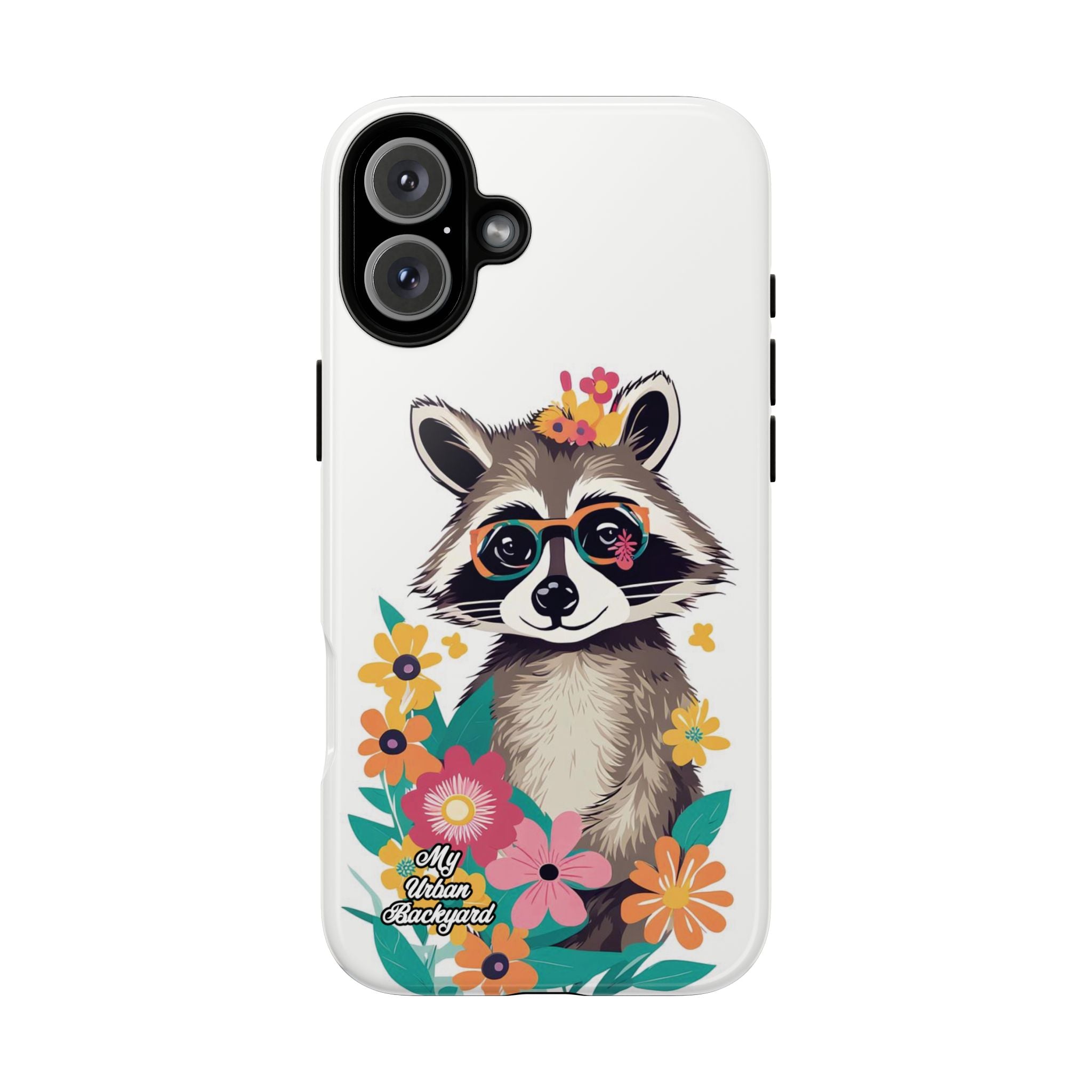 Raccoon with Glasses, Cell Phone Case - Apple, Samsung or Google Pixel