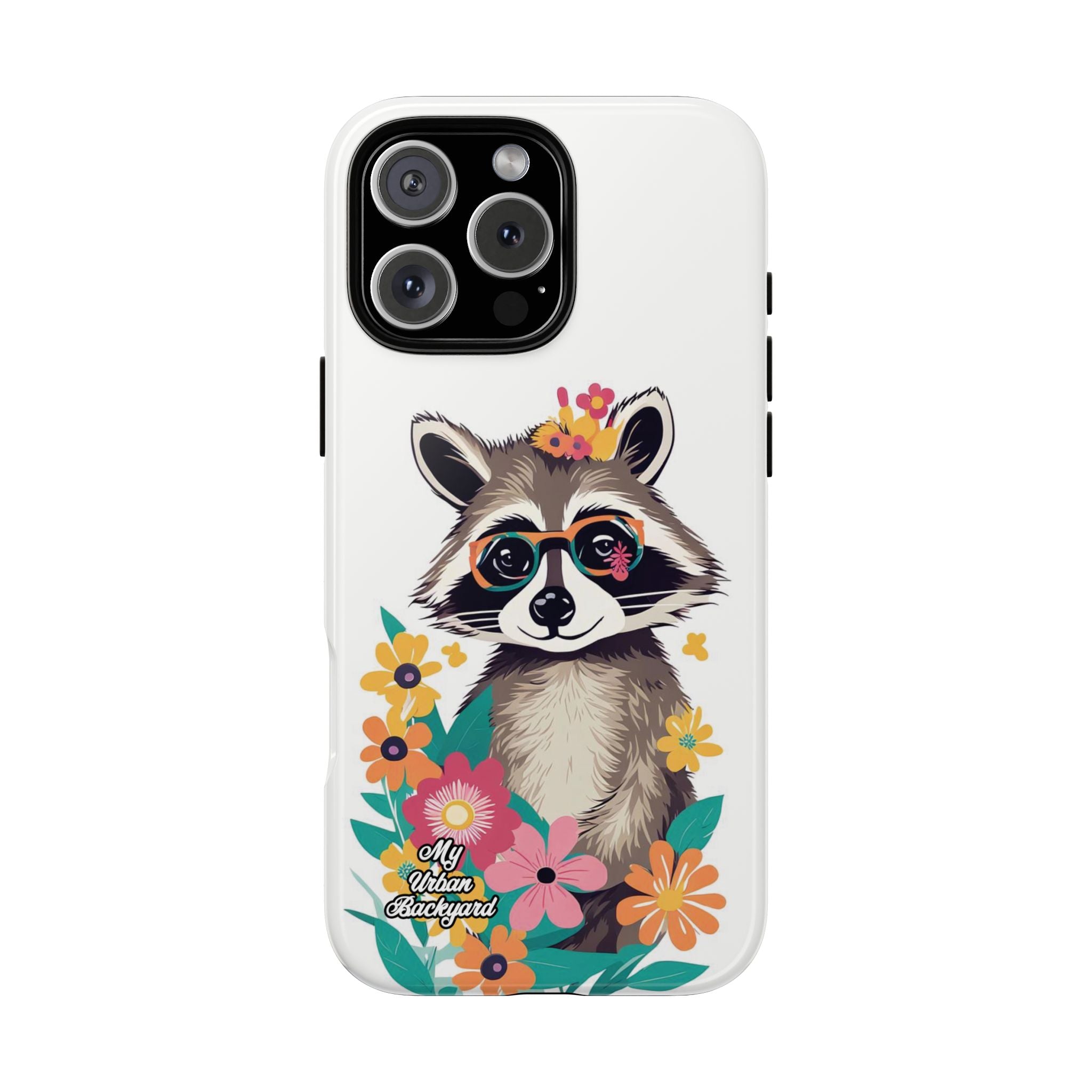 Raccoon with Glasses, Cell Phone Case - Apple, Samsung or Google Pixel