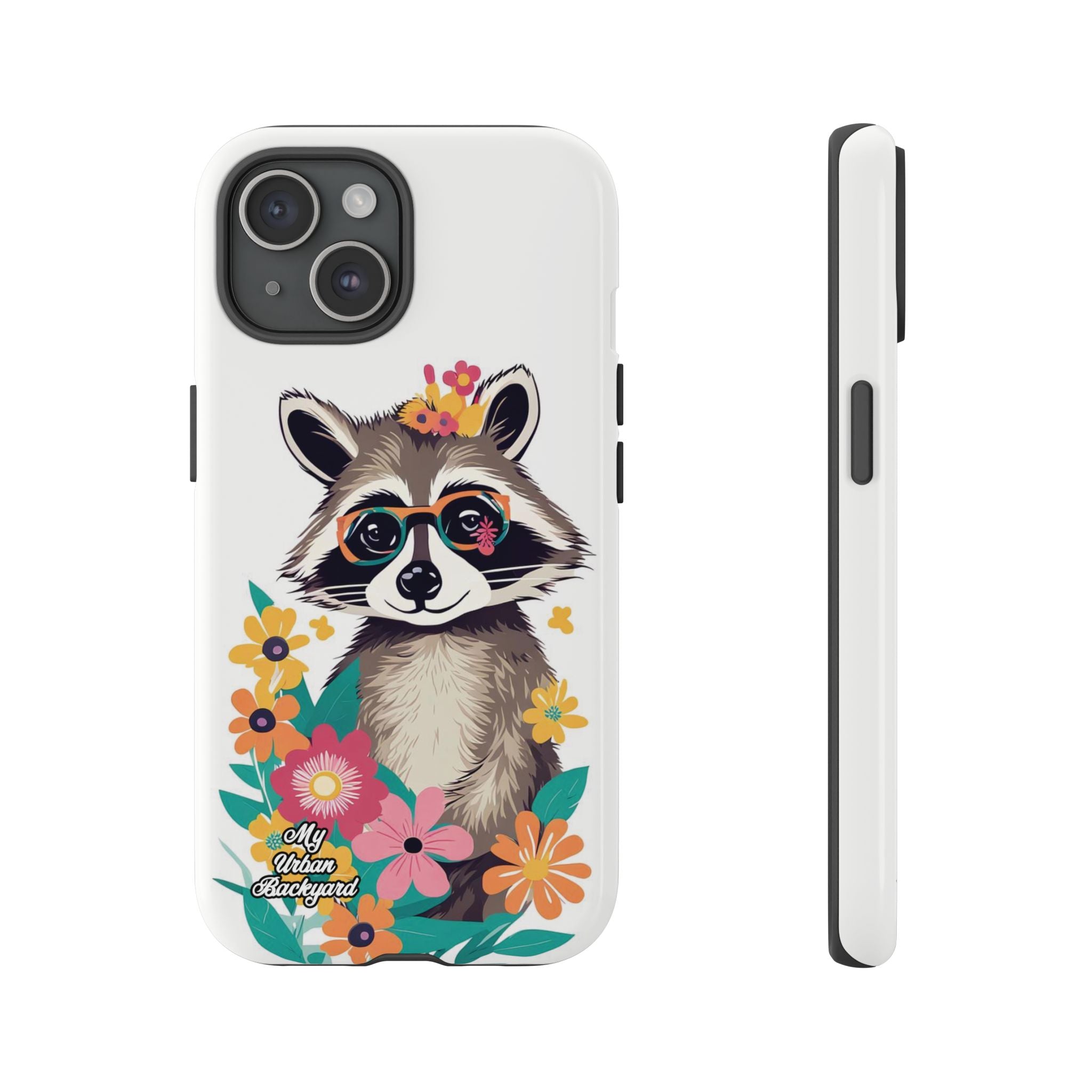 Raccoon with Glasses, Cell Phone Case - Apple, Samsung or Google Pixel