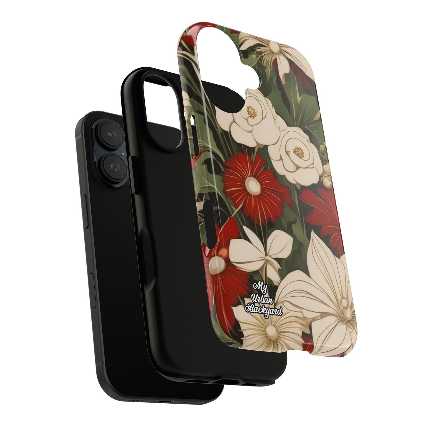 Holiday Flowers, Cell Phone Case - Apple, Samsung or Google Pixel