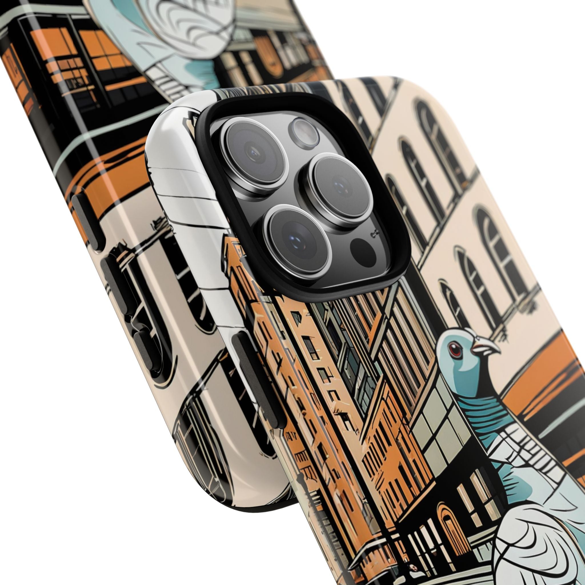 Pigeon on a City Street, Cell Phone Case - Apple, Samsung, Google Pixel