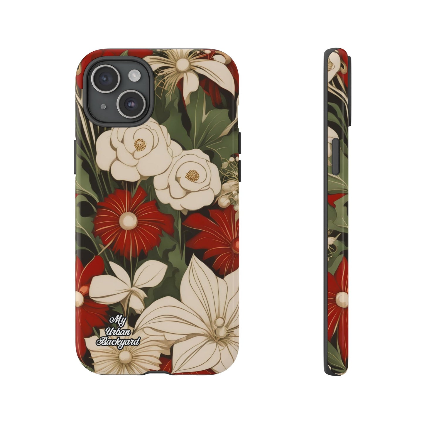 Holiday Flowers, Cell Phone Case - Apple, Samsung or Google Pixel