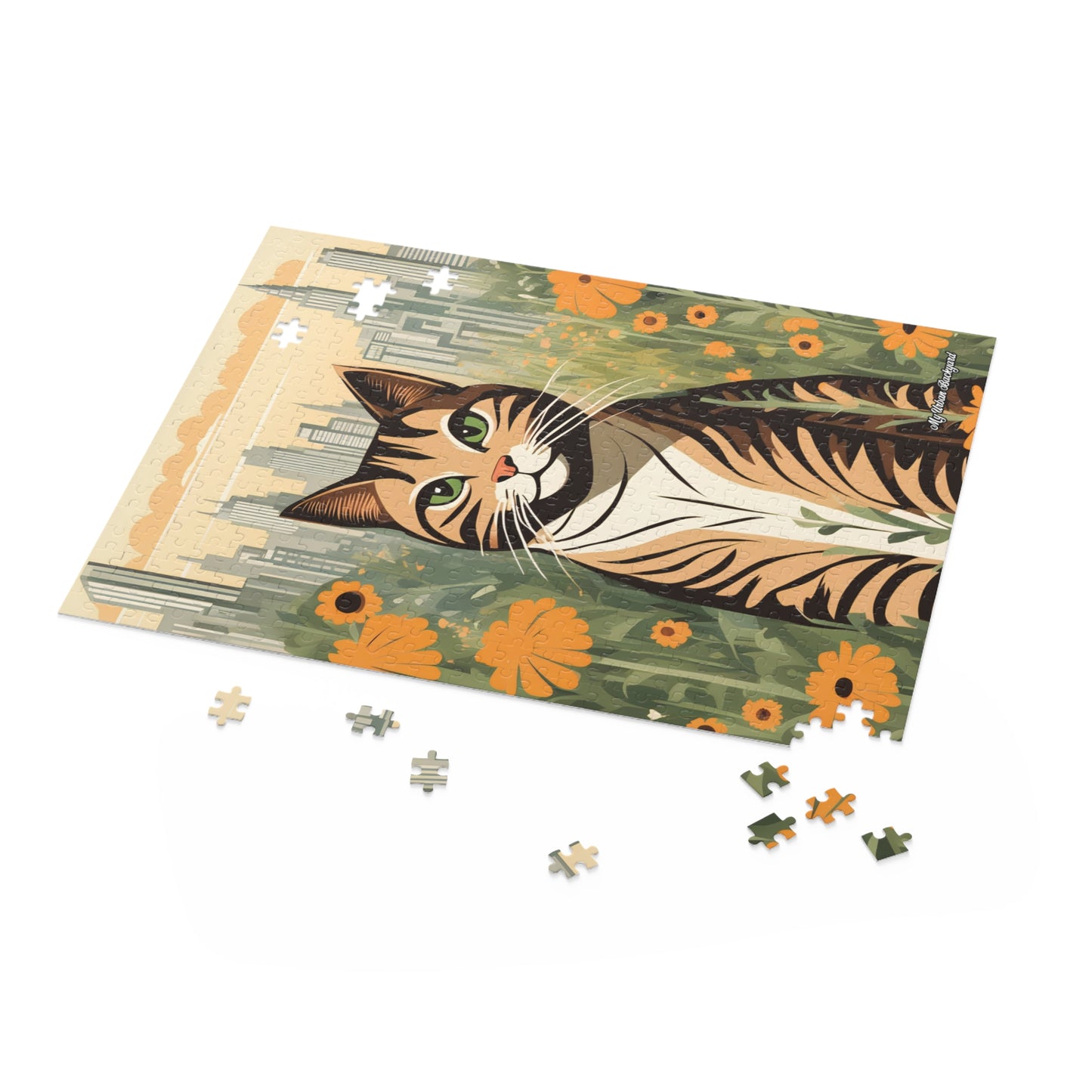 Finn Purrington, Cat Jigsaw Puzzle, (120, 252, or 500-Piece)