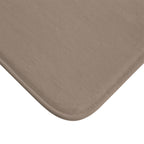 Taupe Memory Foam Bath Mat — Soft Absorbent Bathroom Rug, 2 sizes