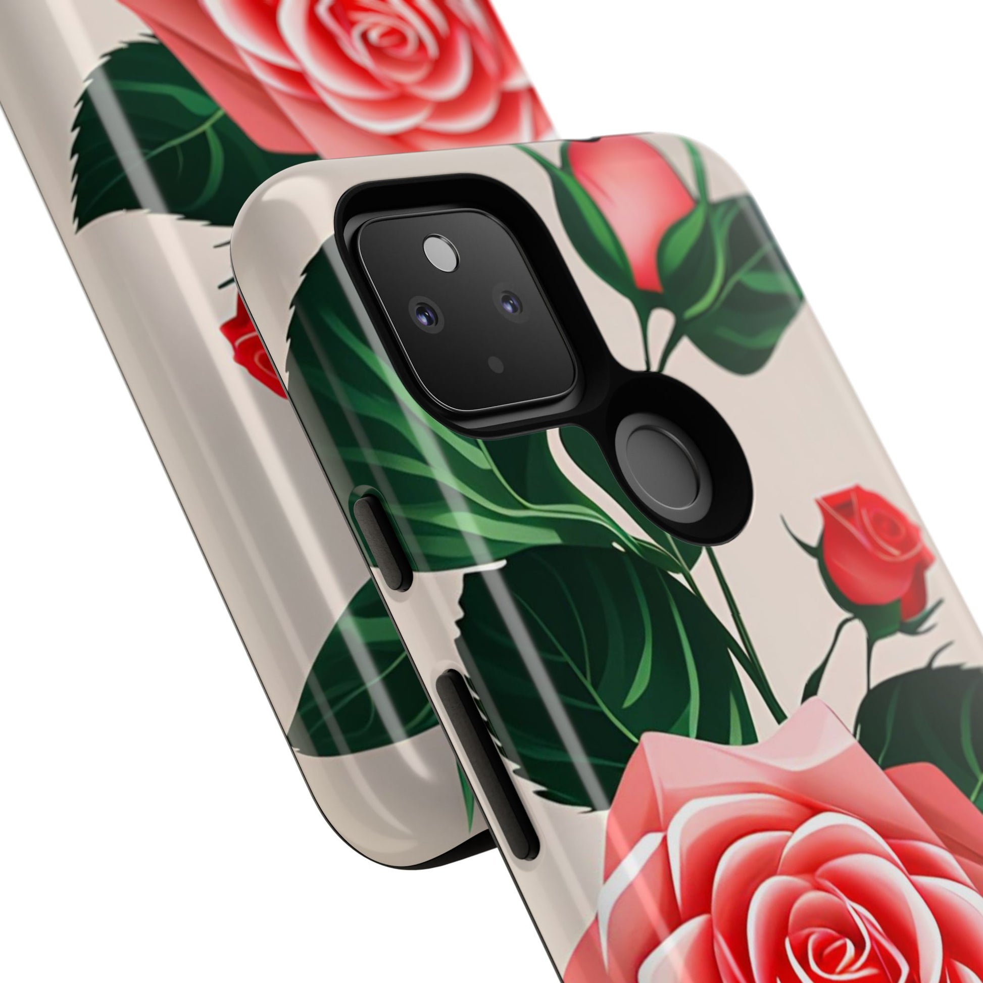 Pink Rose Flowers, Cell Phone Case - Apple, Samsung, Google Pixel