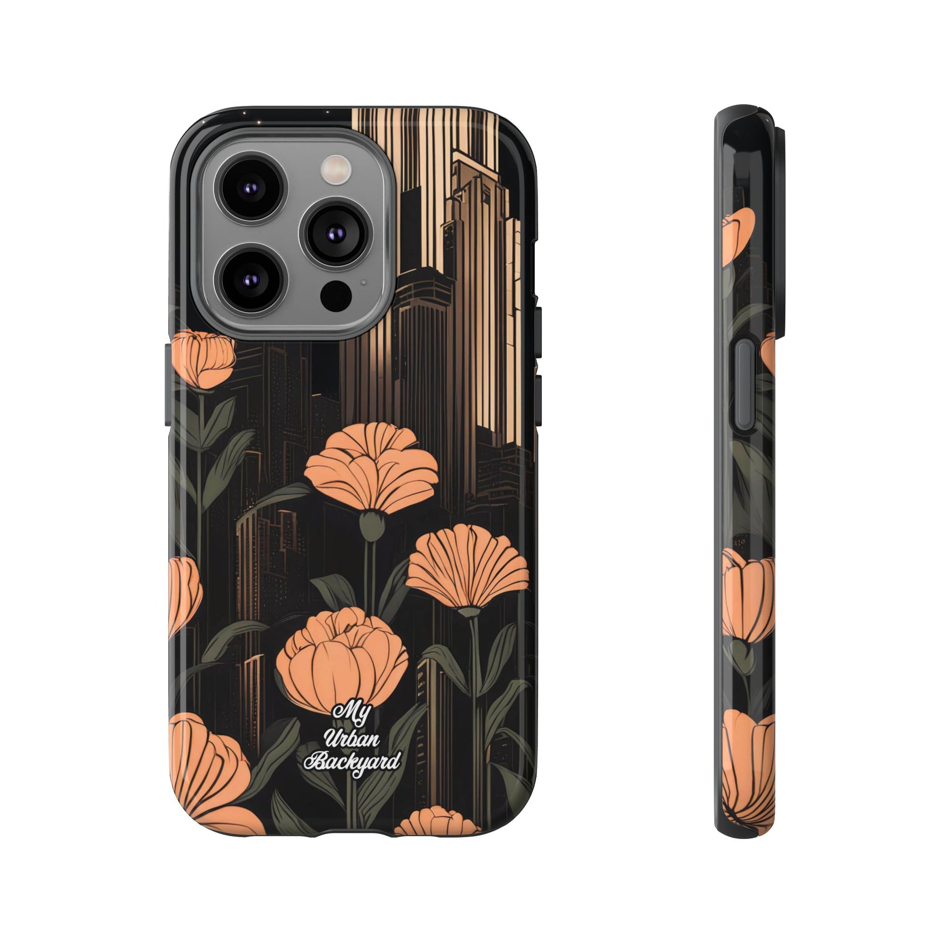 Urban Evening with Flowers, Cell Phone Case - Apple iPhone, Samsung Galaxy, Google Pixel