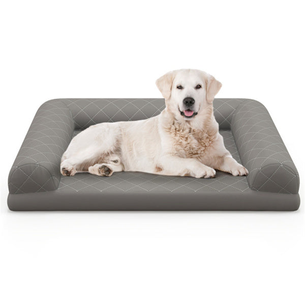 36 Inch Orthopedic Dog Bed, With Bolsters