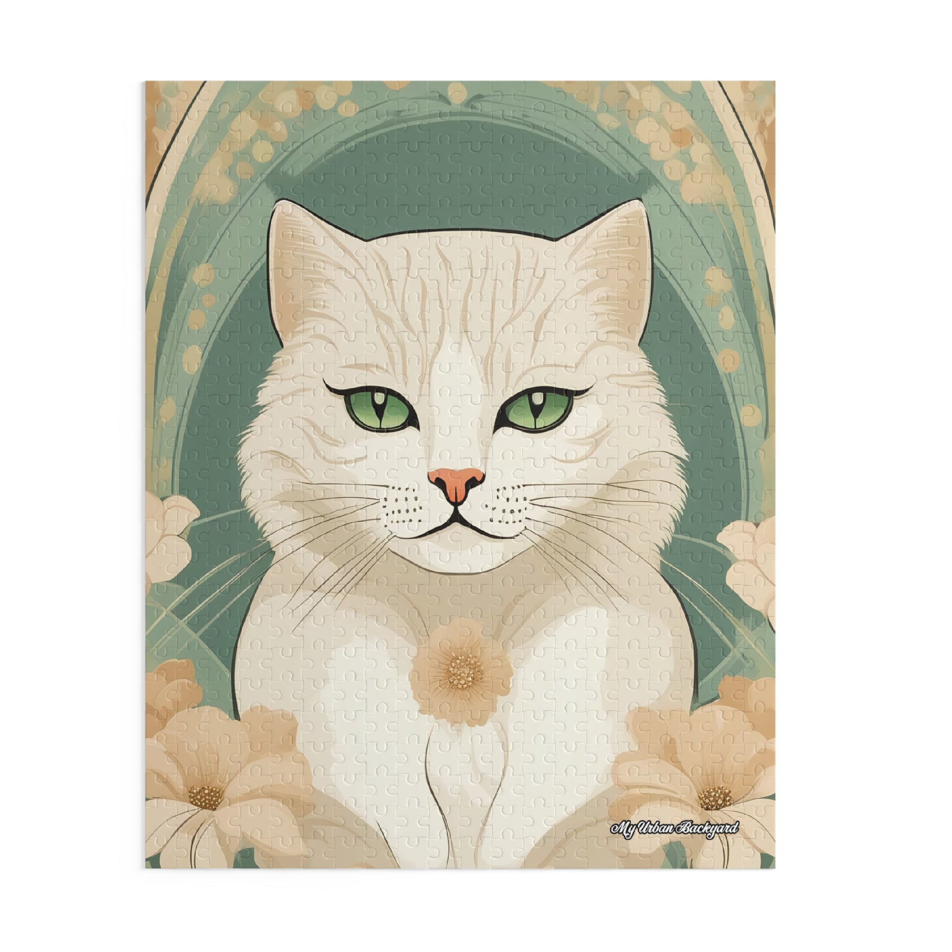 Blanca Purrington, Cat Jigsaw Puzzle, (120, 252, or 500-Piece)