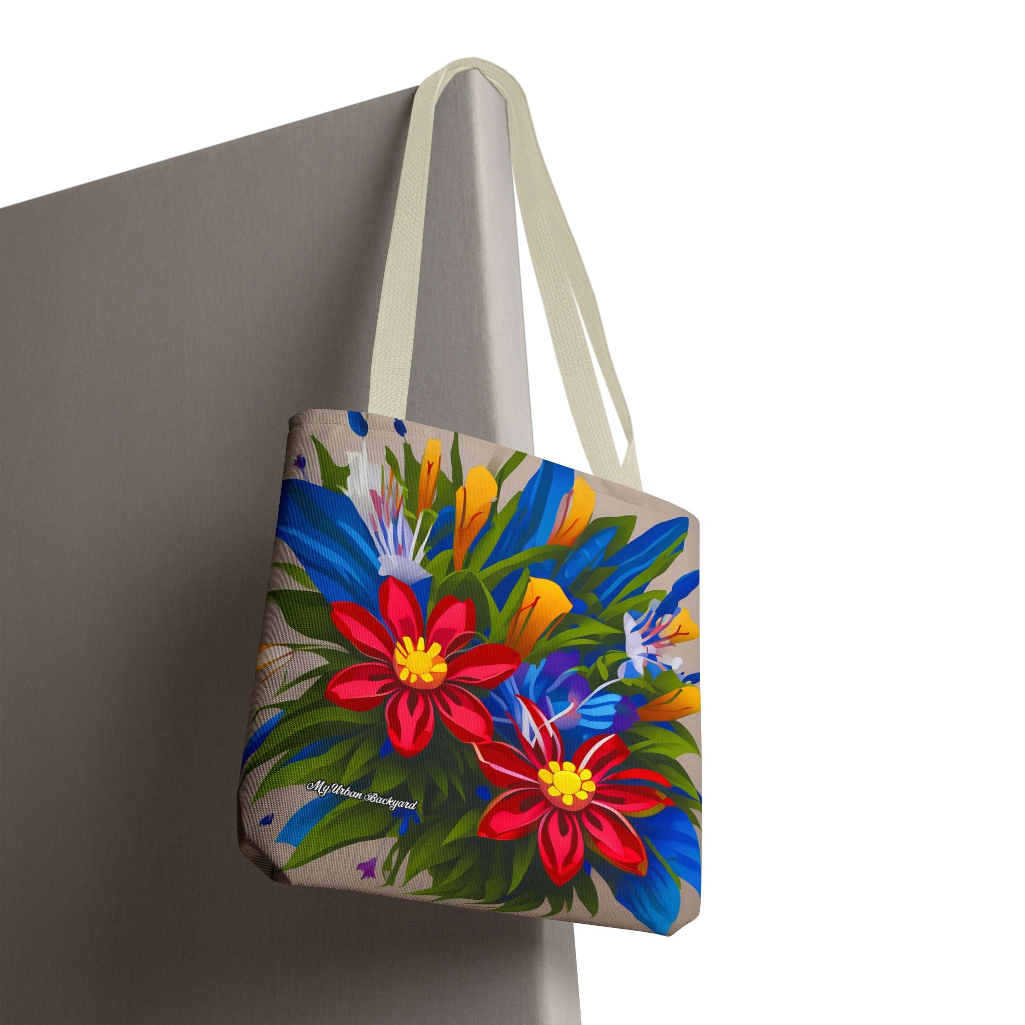 Vibrant Wildflowers Tote Bag with Cotton Handles For Everyday Use, 3 Sizes