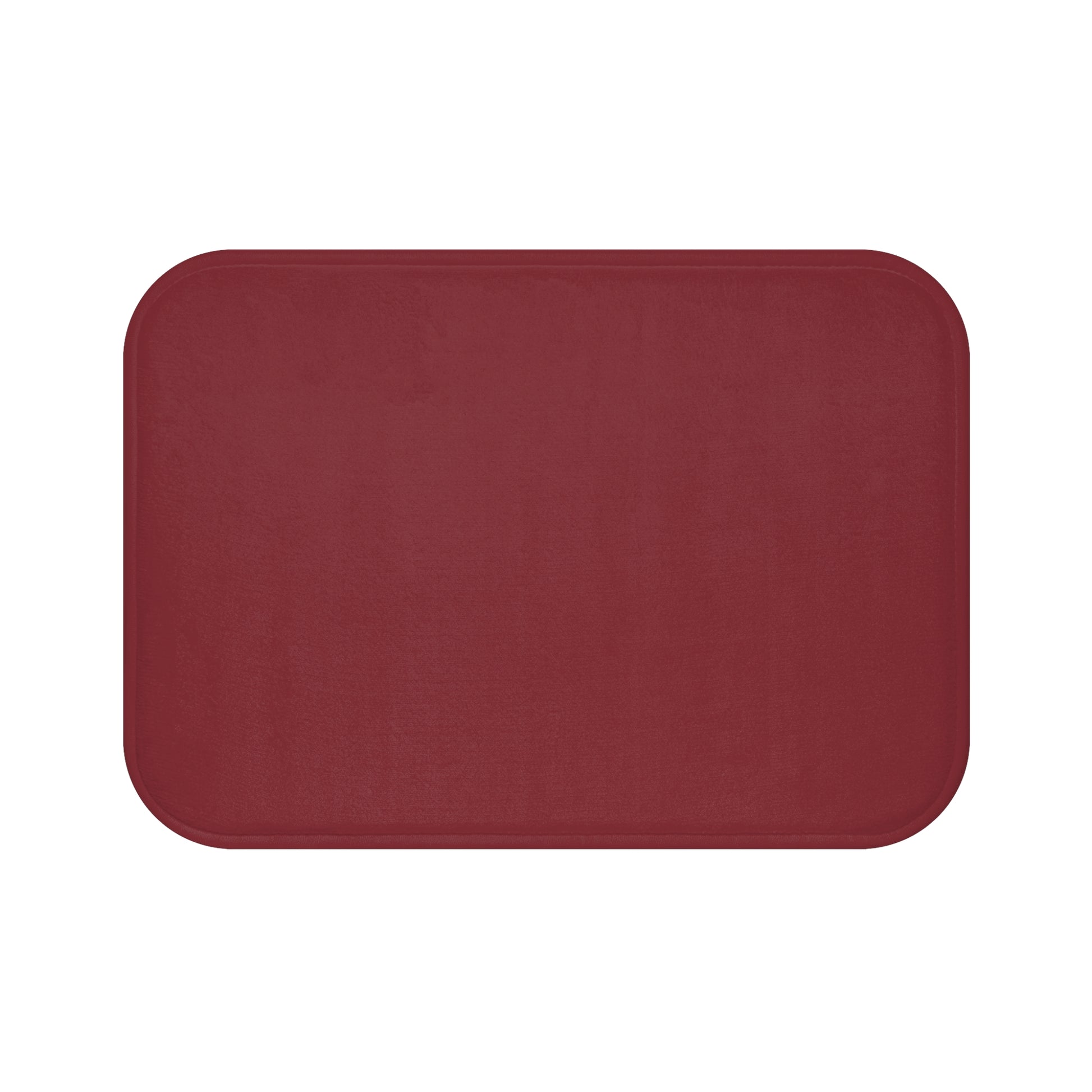 Marroon Memory Foam Bath Mat — Soft Absorbent Bathroom Rug, 2 sizes