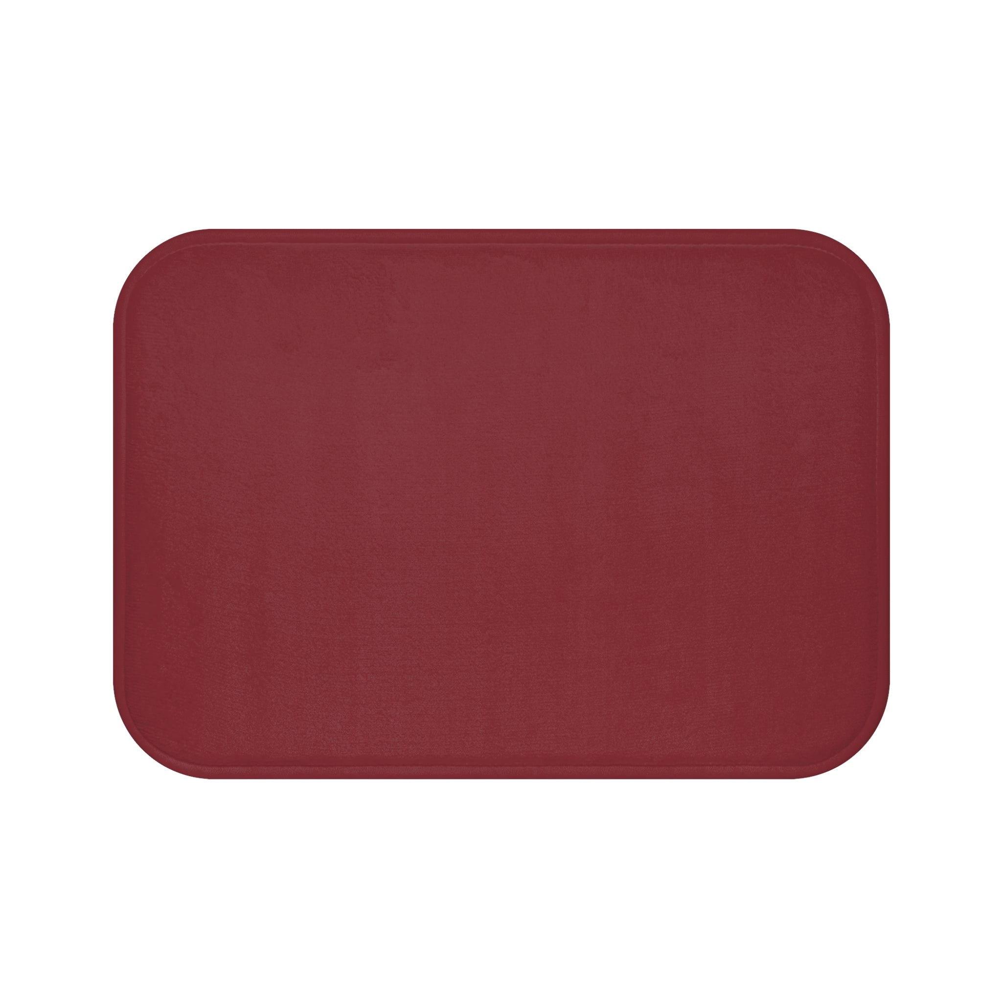 Marroon Memory Foam Bath Mat — Soft Absorbent Bathroom Rug, 2 sizes