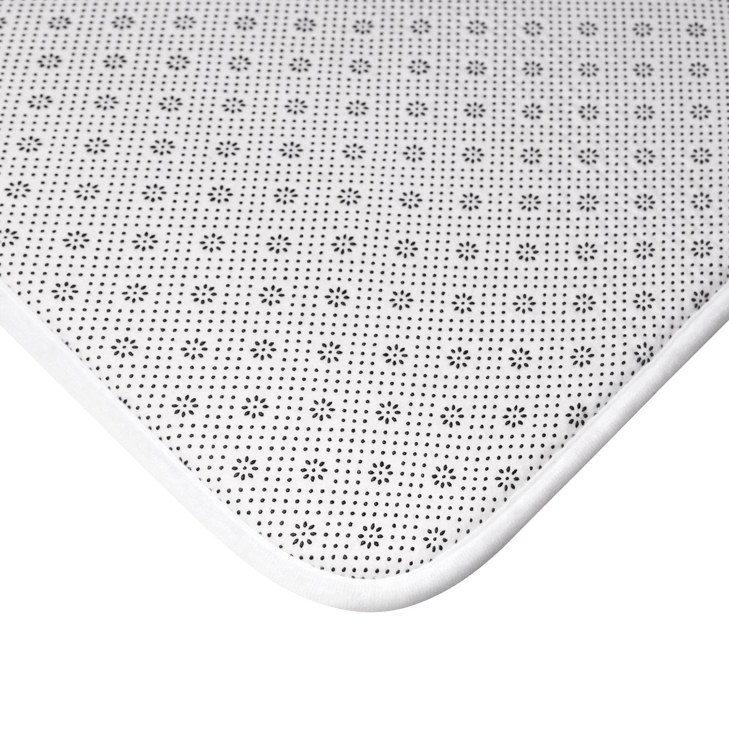 Urban Wildflowers, Memory Foam Bath Mat - Cozy Bathroom Essential