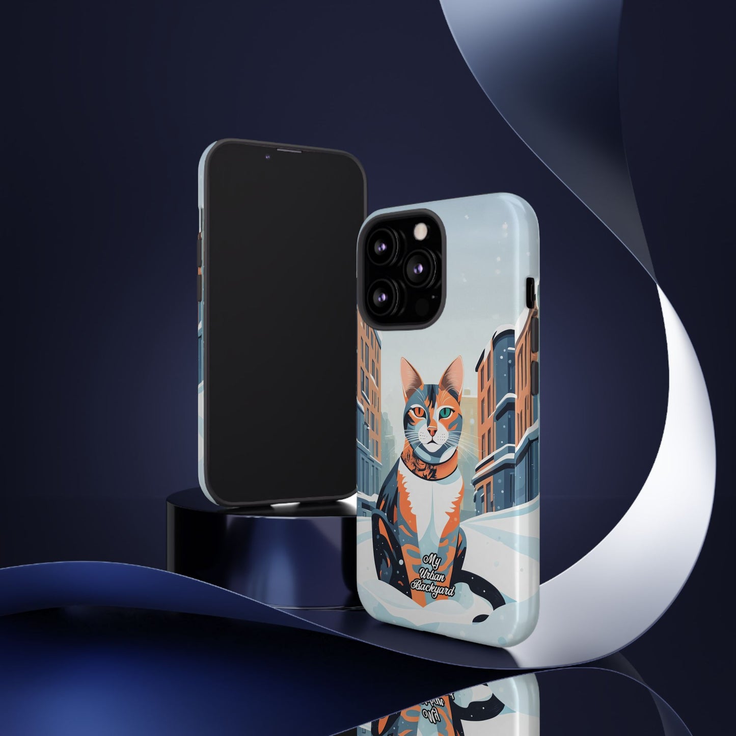 Claws Pawson in the Snow, Cell Phone Case - Apple, Samsung, or Google Pixel