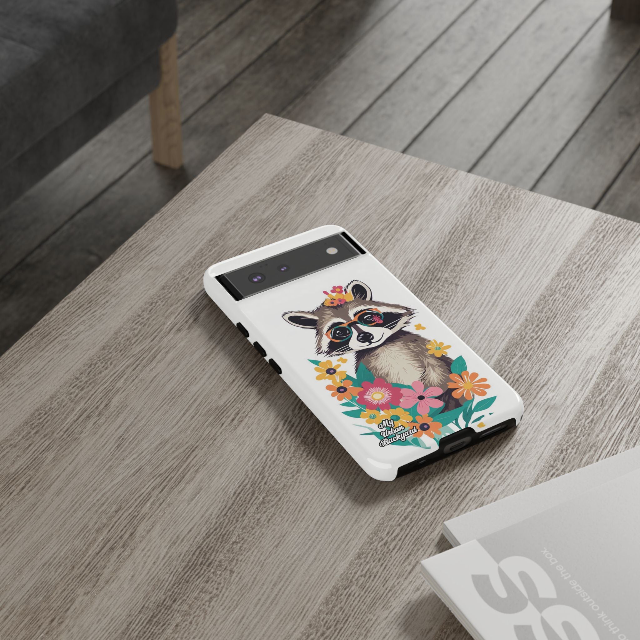 Raccoon with Glasses, Cell Phone Case - Apple, Samsung or Google Pixel