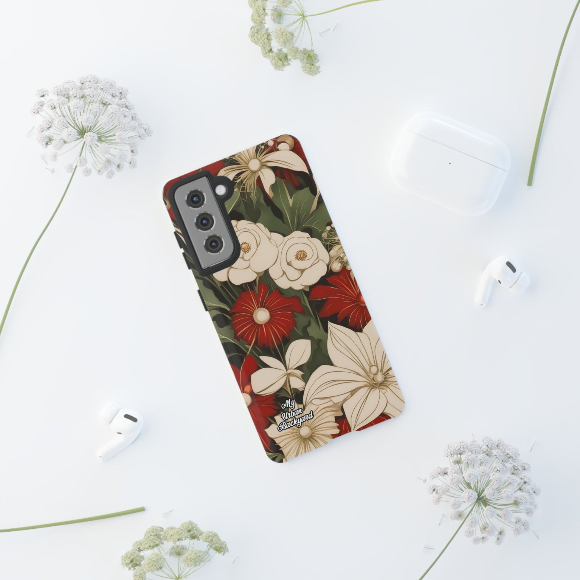 Holiday Flowers, Cell Phone Case - Apple, Samsung, Google Pixel