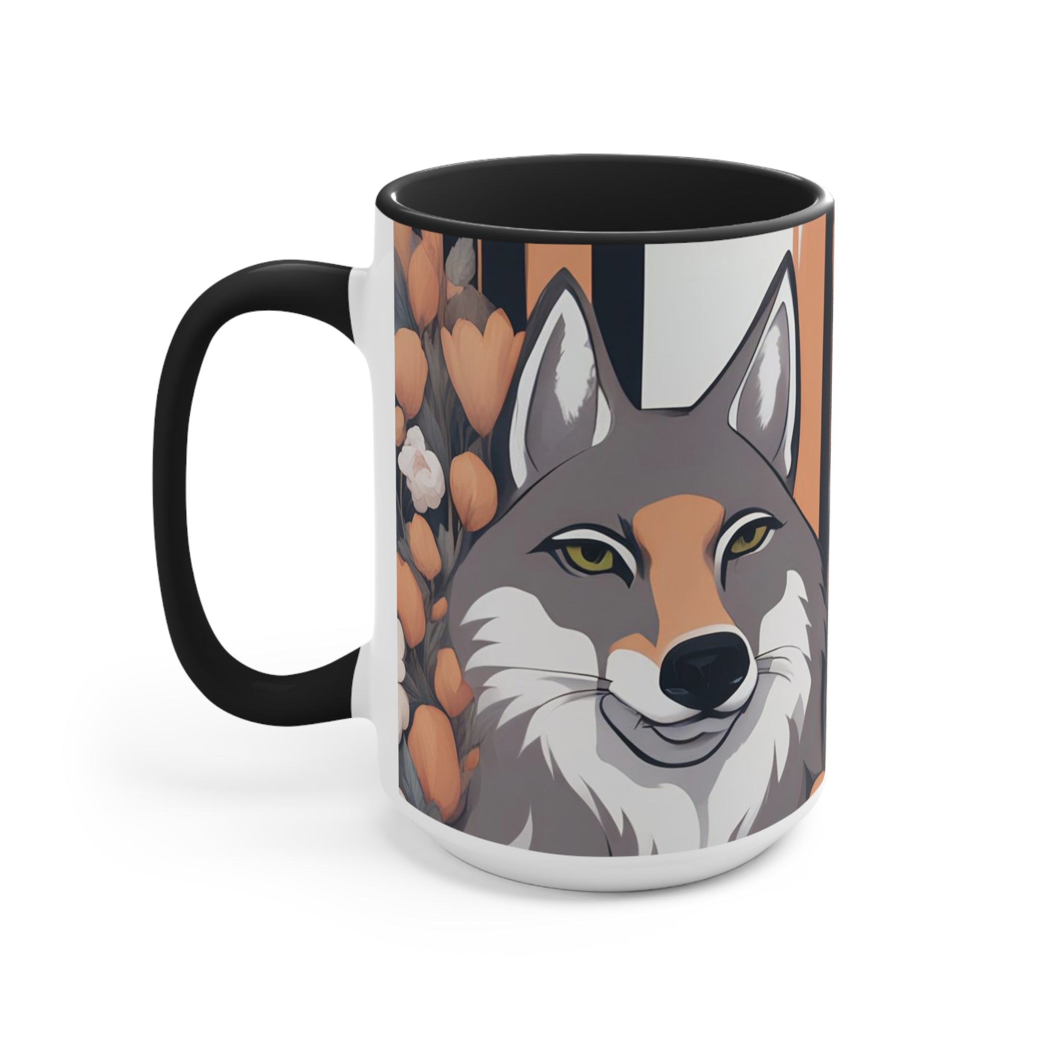 Urban Coyote, Ceramic Coffee Mug