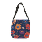 Fun Wildflowers, Tote Bag with Adjustable Strap - Trendy and Versatile