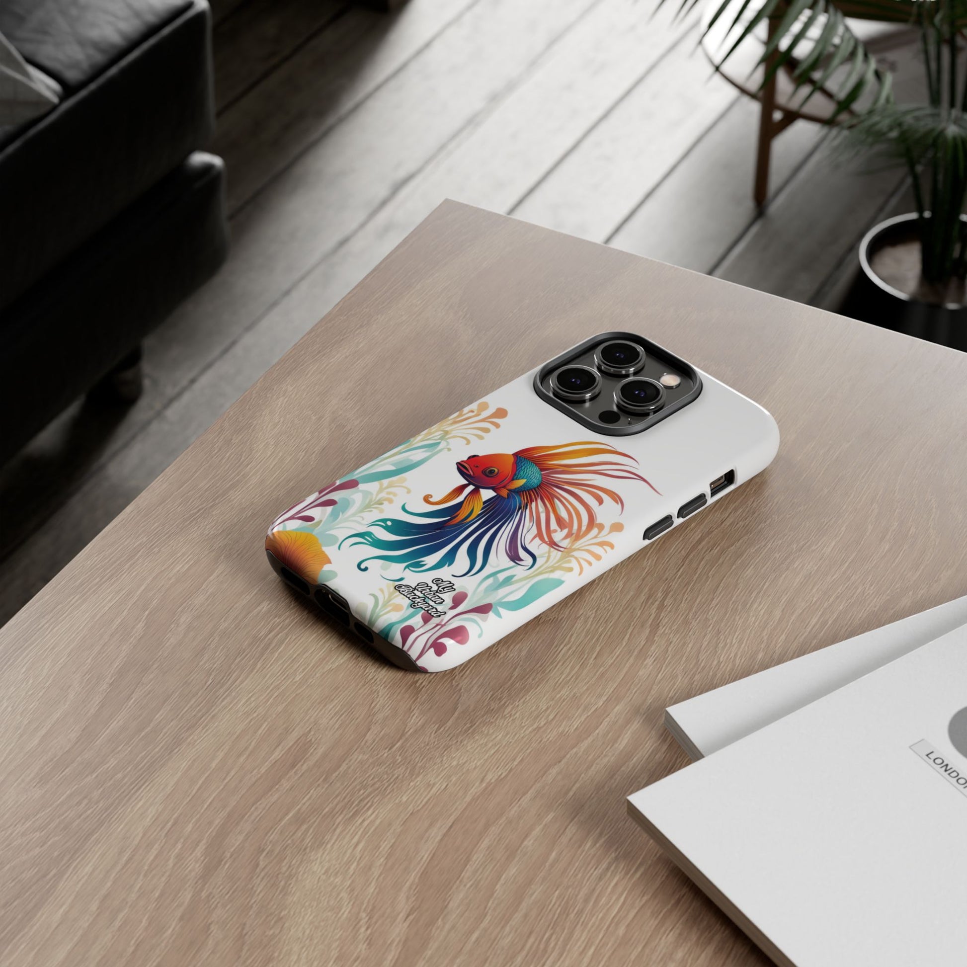 Colorful Betta Fish, Cell Phone Case - Apple, Samsung or Google Pixel