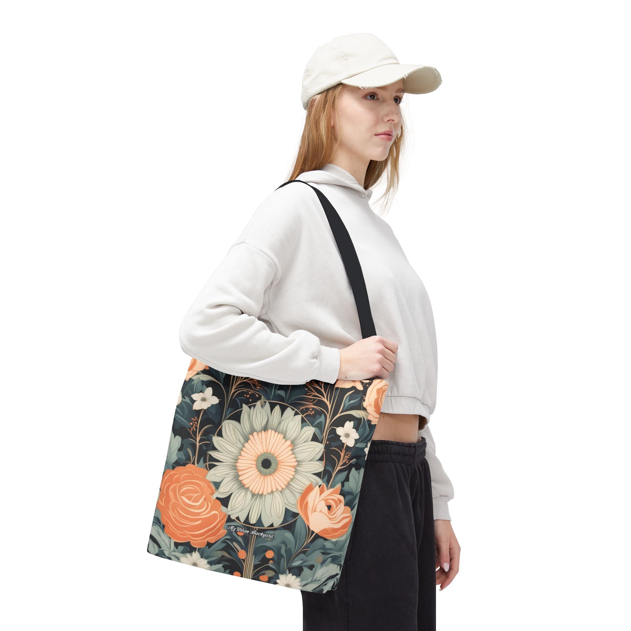 Wildflowers, Tote Bag with Cotton Handles