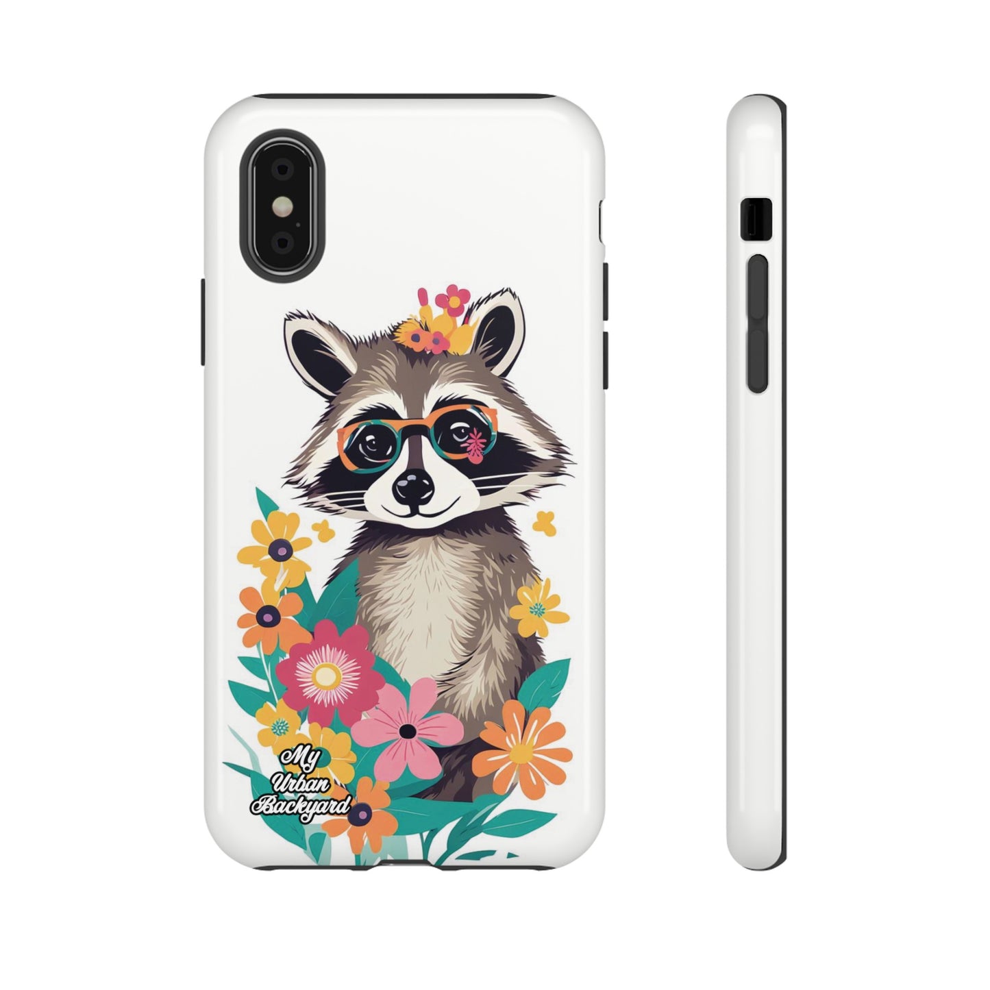 Raccoon with Glasses, Cell Phone Case - Apple, Samsung or Google Pixel