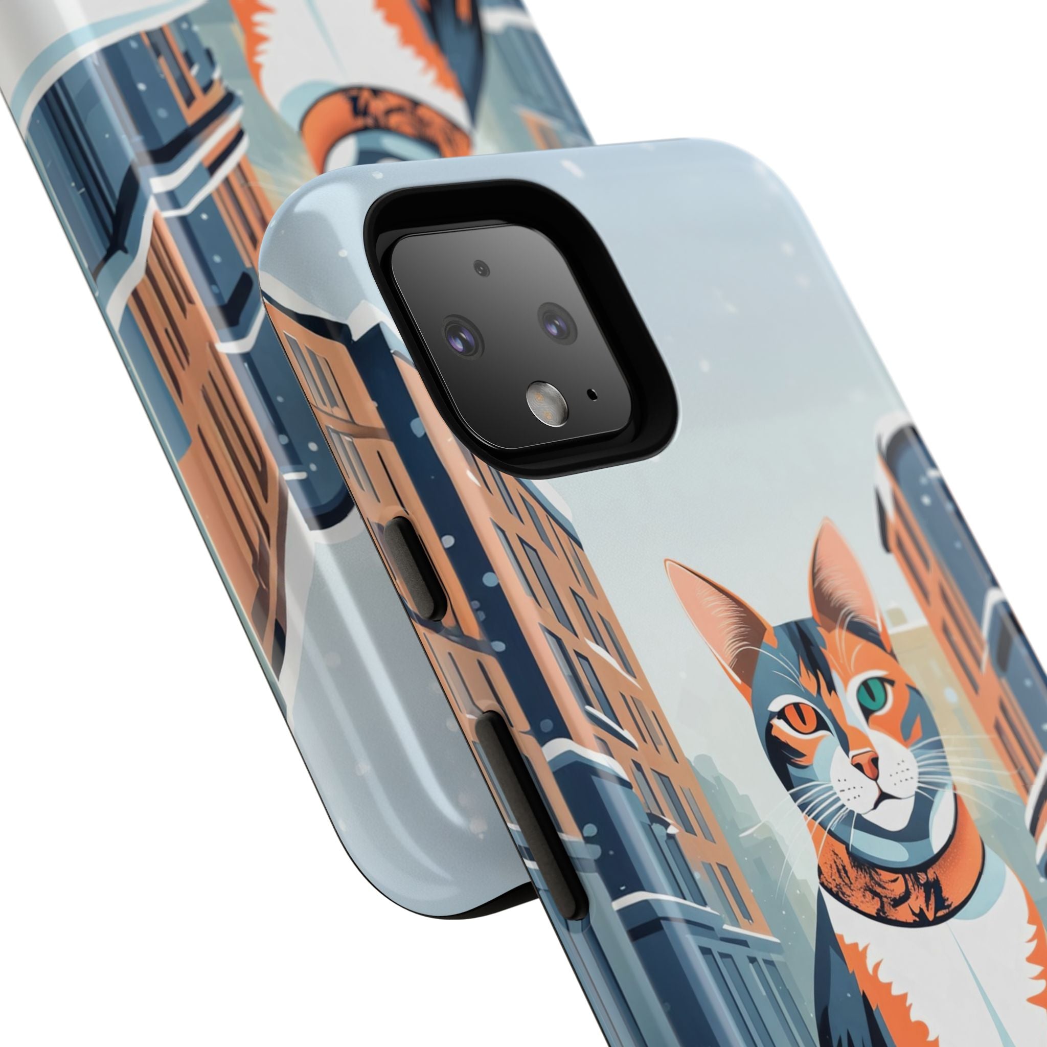 Claws Pawson in the Snow, Cell Phone Case - Apple, Samsung, Google Pixel