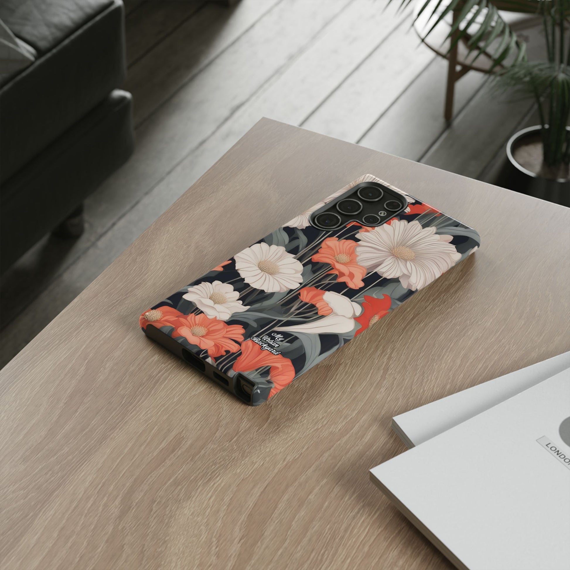 Art Deco Flowers, Cell Phone Case - Apple, Samsung, Google Pixel