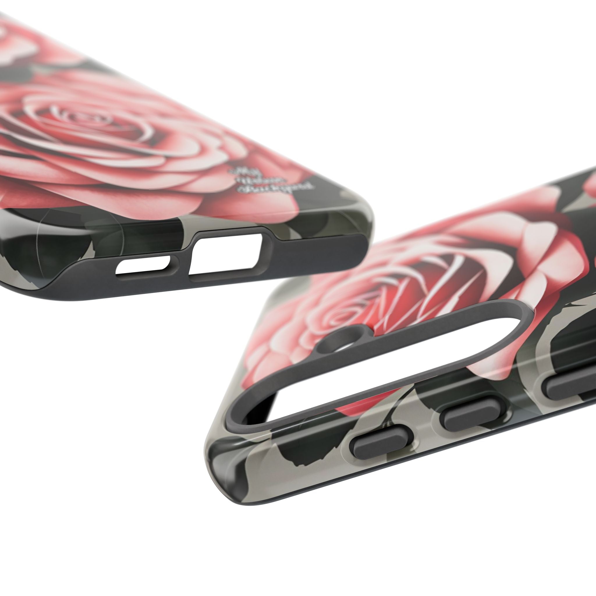 Pink Rose Flowers, Cell Phone Case - Apple, Samsung or Google Pixel