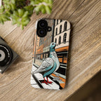 Pigeon on a City Street, Cell Phone Case - Apple, Samsung, Google Pixel