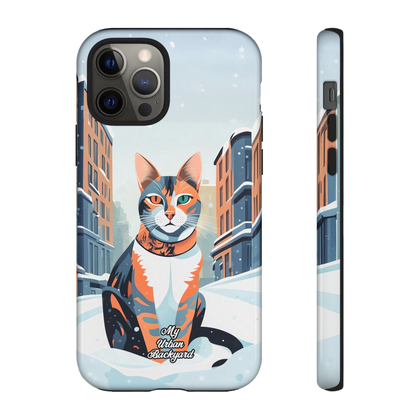 Claws Pawson in the Snow, Cell Phone Case - Apple, Samsung, or Google Pixel