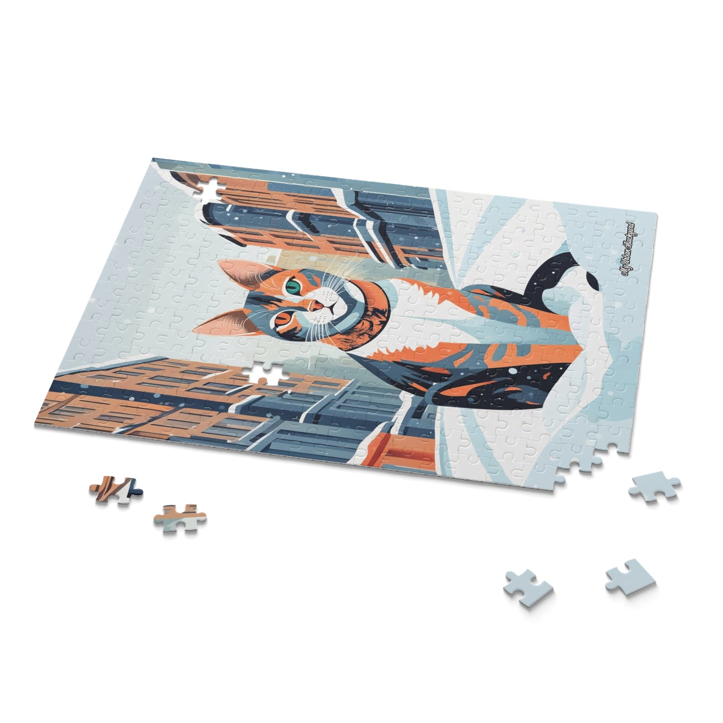 Claws Pawson, Cat Jigsaw Puzzle, (120, 252, or 500-Piece)