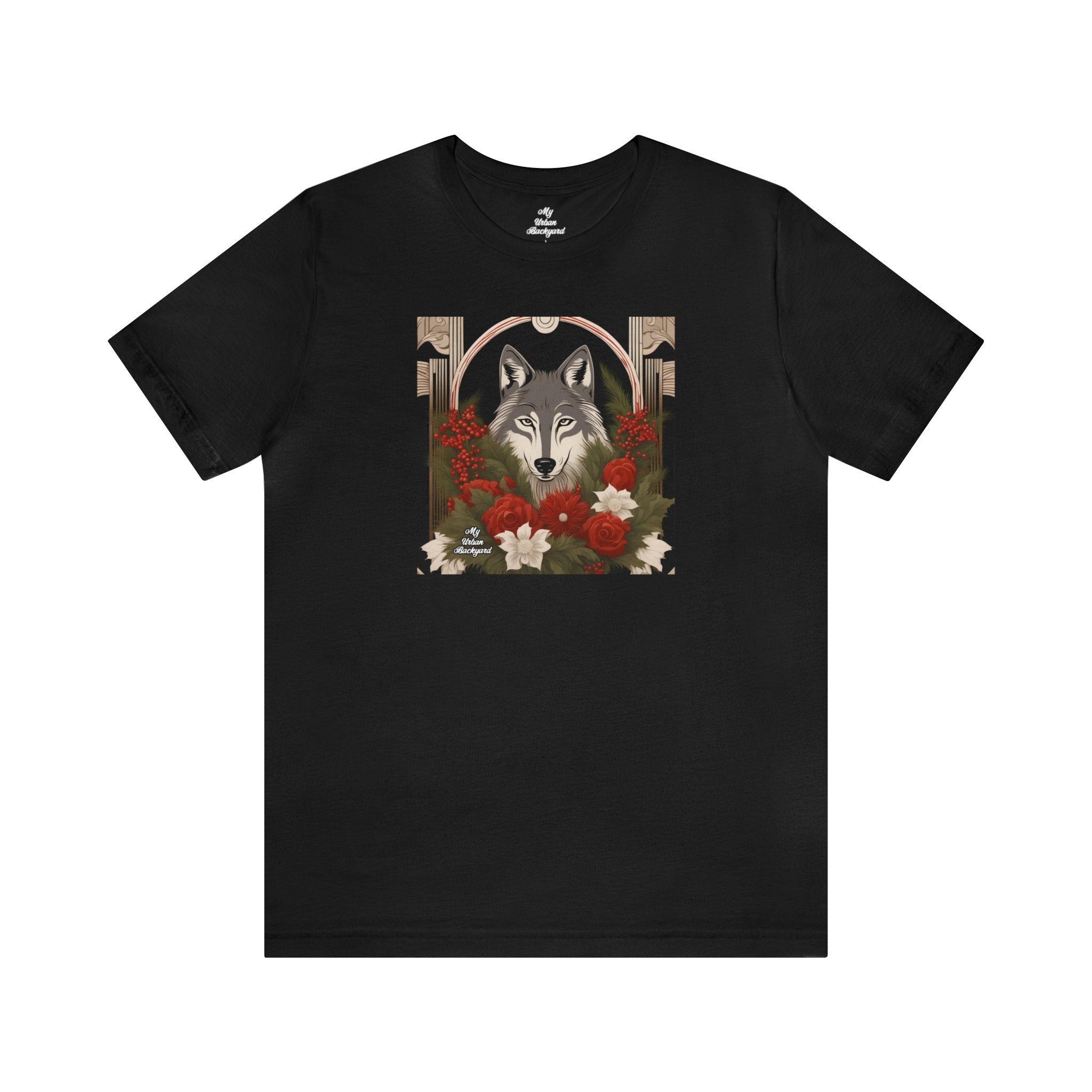 Winter Wolf, Soft 100% Jersey Cotton T-Shirt, Unisex, Short Sleeve, Retail Fit