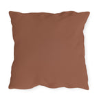 Flying Crow, Terracotta accent color, Throw Pillow