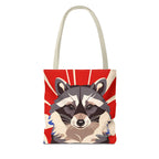 Ziggy Starspaws, Raccoon Tote Bag with Cotton Handles For Everyday Use, 3 Sizes