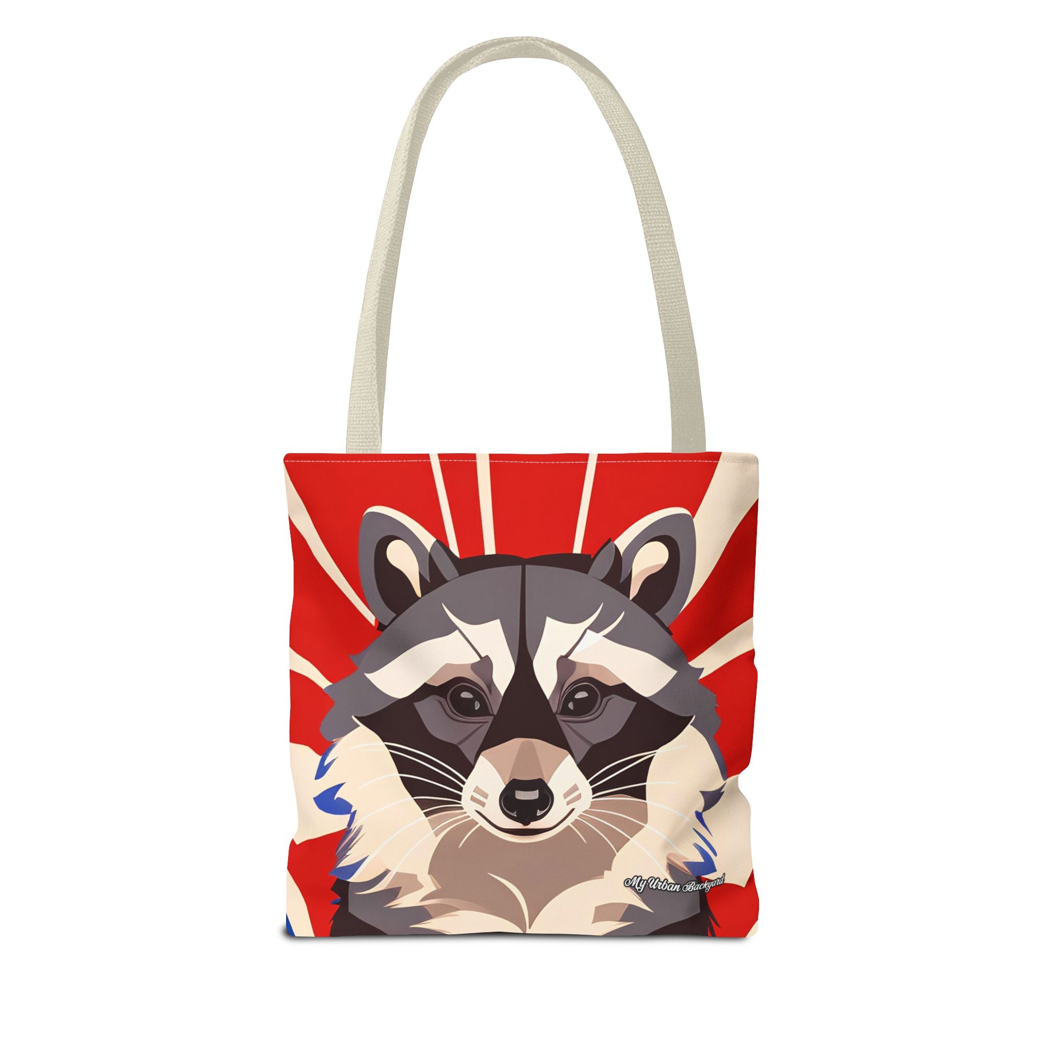 Ziggy Starspaws, Raccoon Tote Bag with Cotton Handles For Everyday Use, 3 Sizes