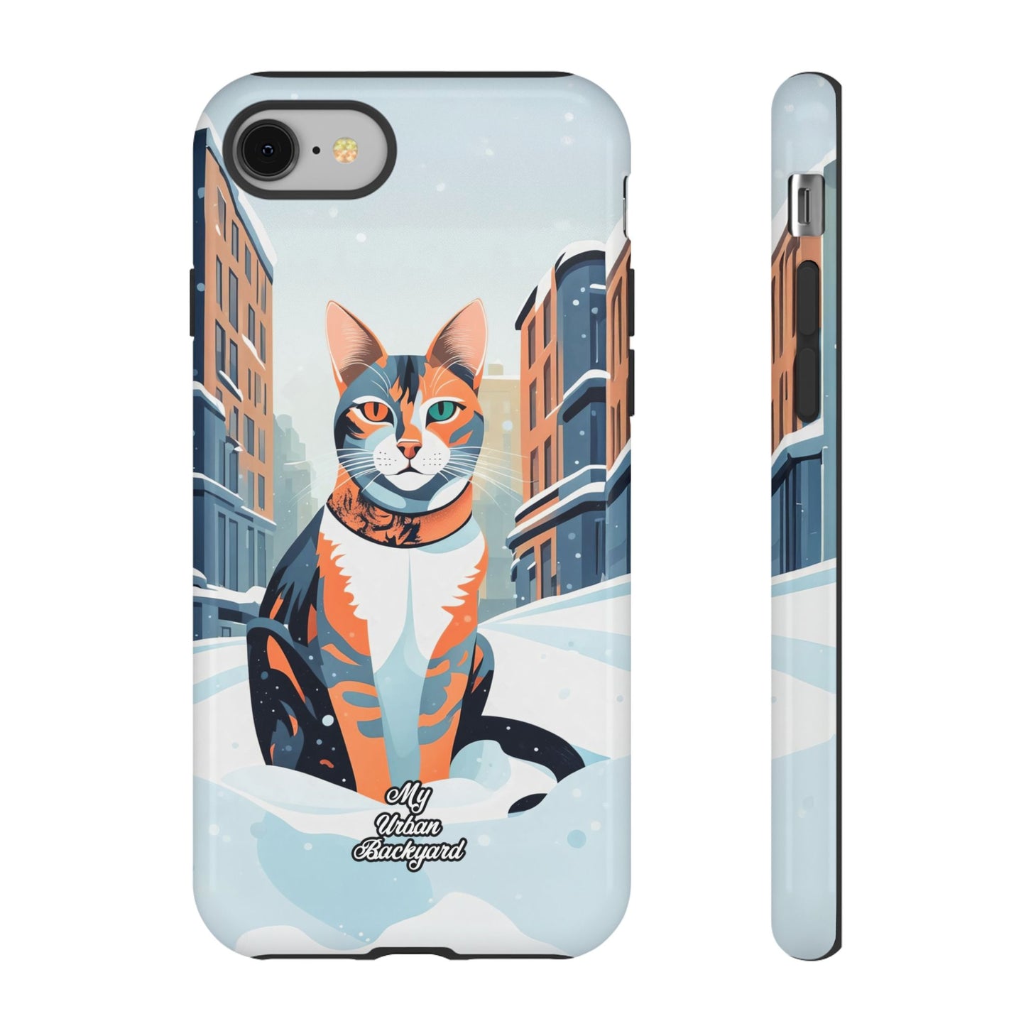 Claws Pawson in the Snow, Cell Phone Case - Apple, Samsung, or Google Pixel