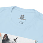 Whisker Wonderland Unisex Heavy Cotton Tee - Cozy Cat Lover's T-Shirt