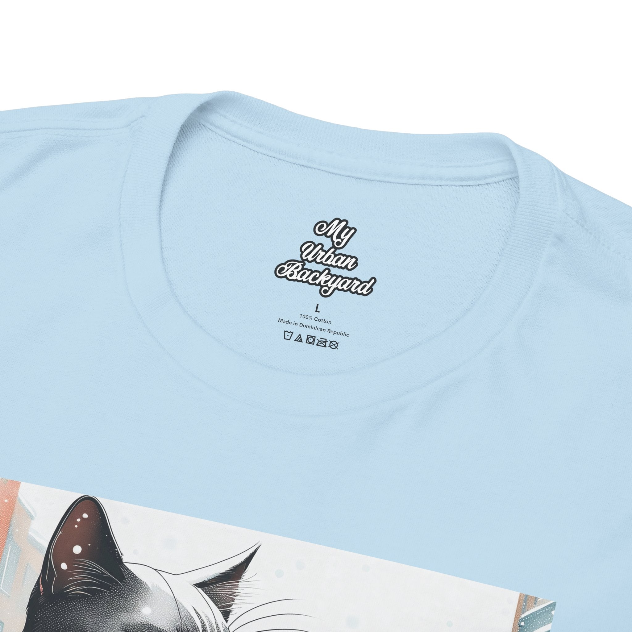 Whisker Wonderland Unisex Heavy Cotton Tee - Cozy Cat Lover's T-Shirt