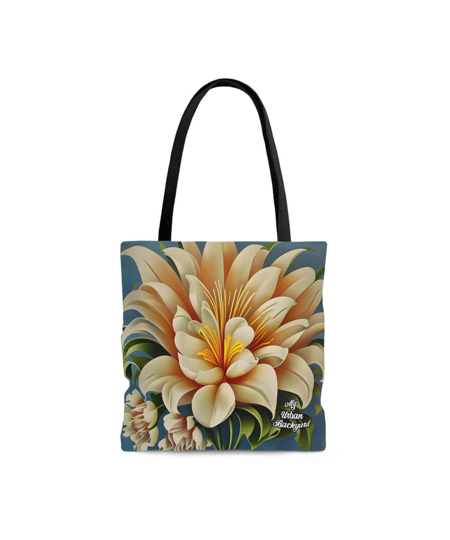 Large White Flower, Tote Bag for Everyday Use - Durable and Functional