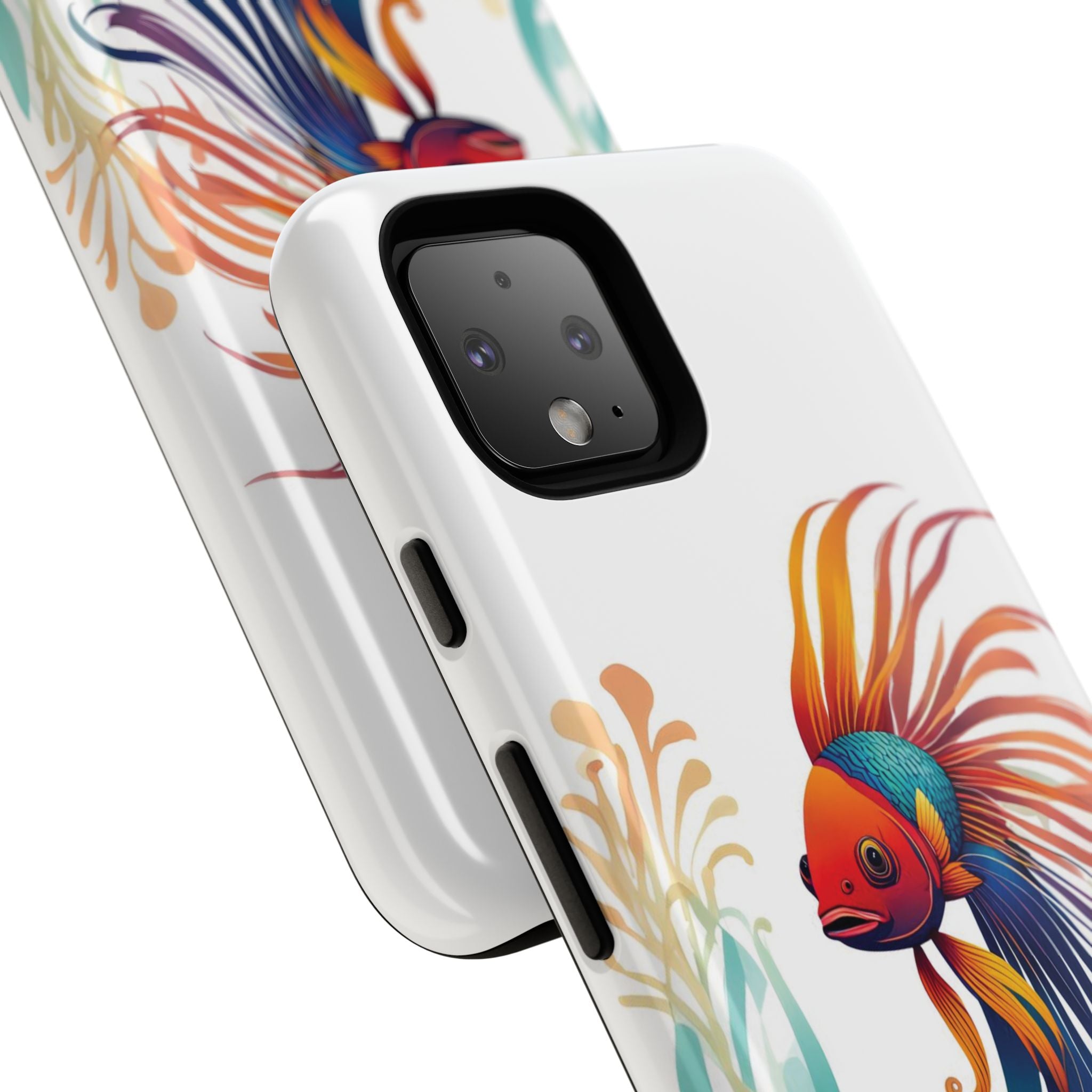 Colorful Betta Fish, Cell Phone Case - Apple, Samsung or Google Pixel