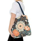 Wildflowers, Tote Bag with Cotton Handles